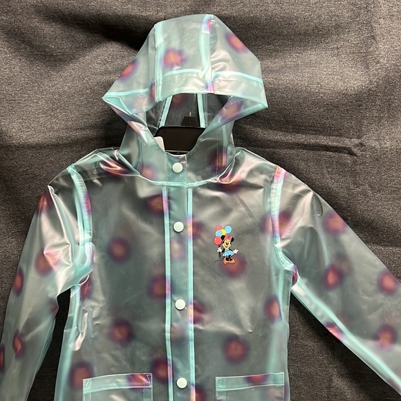 🔥3/$30🔥 NWT - Minnie Mouse Hooded Rain Jacket Blue - Size 4 and 5/6 - Picture 8 of 11